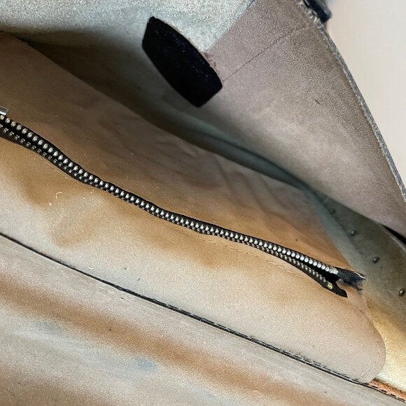 Vintage Studded Leather Bag - Made in Italy - Picture 8 of 12